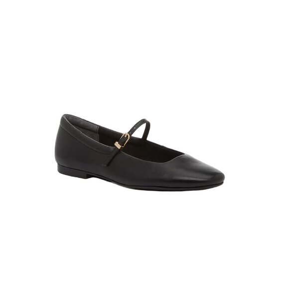 Dolce Vita Womens Aileen Flat Black Size 8.5 Medium - Picture 1 of 1
